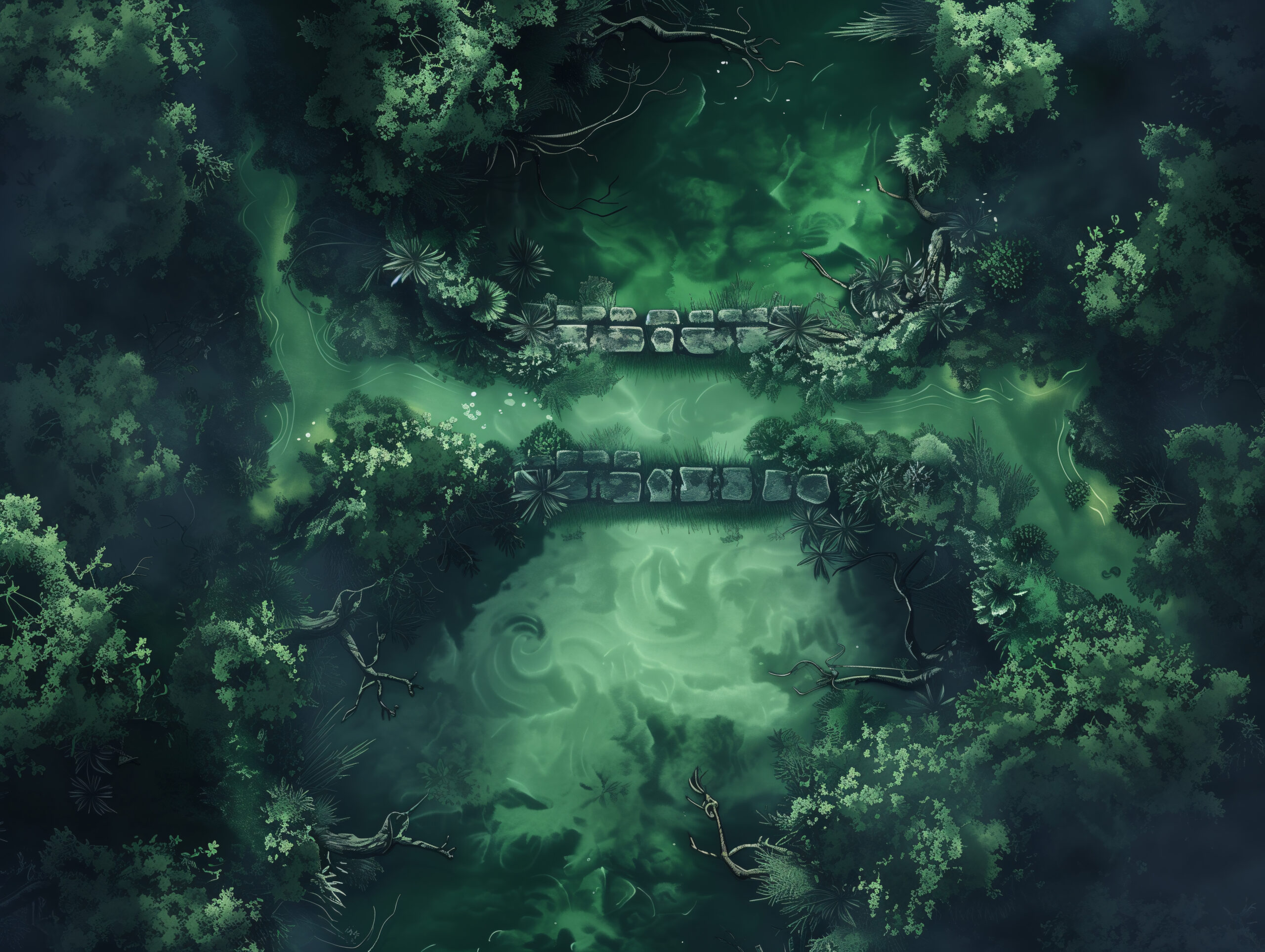 Swamps - Battlemaps Pack - Image 3